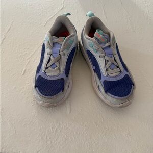 Nike air Max 11c Kids Blue and Gray Athletic Shoes